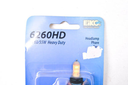 EiKO 6260HD 6260Hd 60/55W Headlamp Replacement Bulb NOS