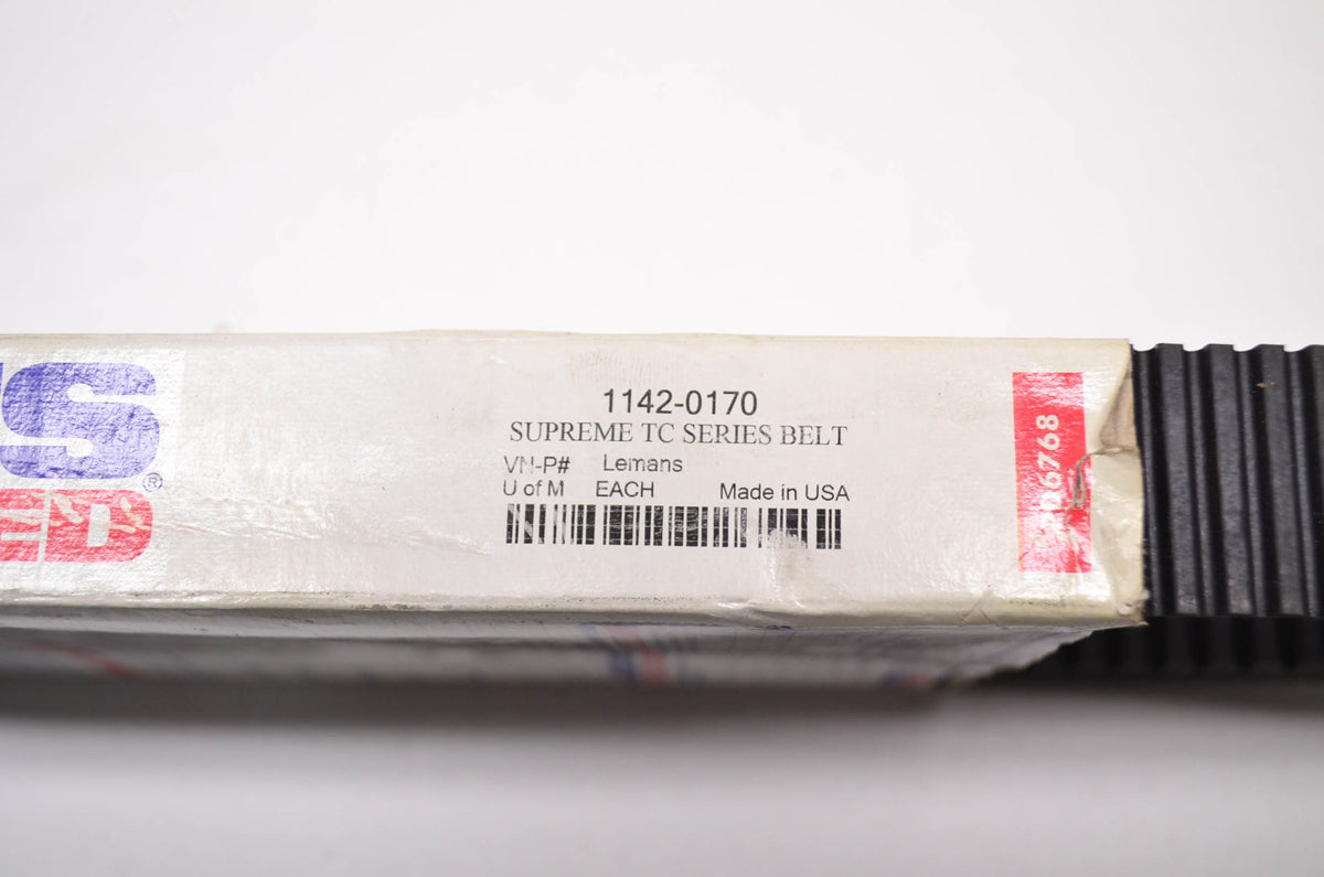 Parts Unlimited 1142-0170 Parts Unlimited 1142-0170 Supreme TC Snowmobile Drive Belt NOS