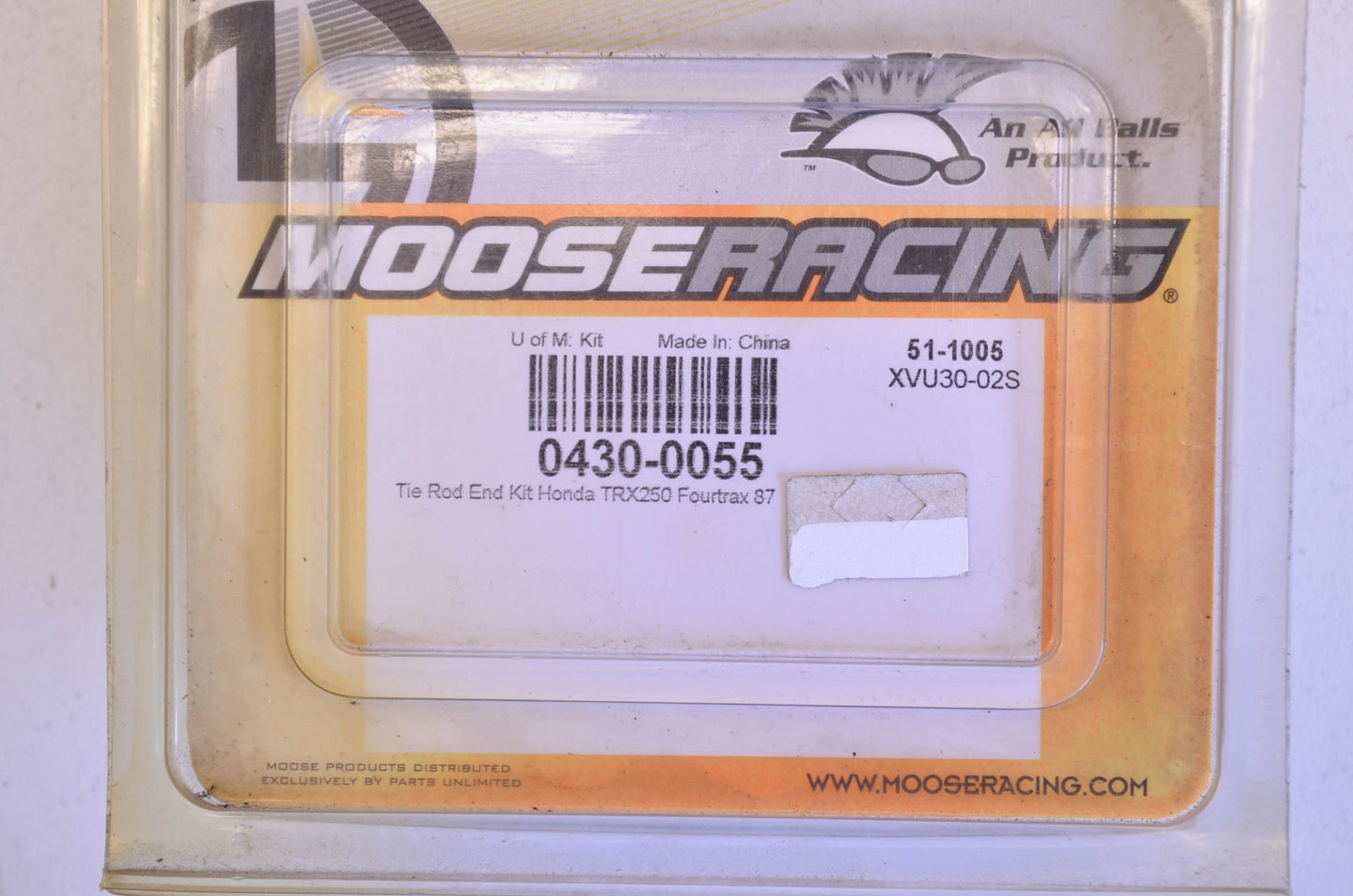 Moose Racing 0430-0055, 51-1005 Tie Rod End Kit NOS