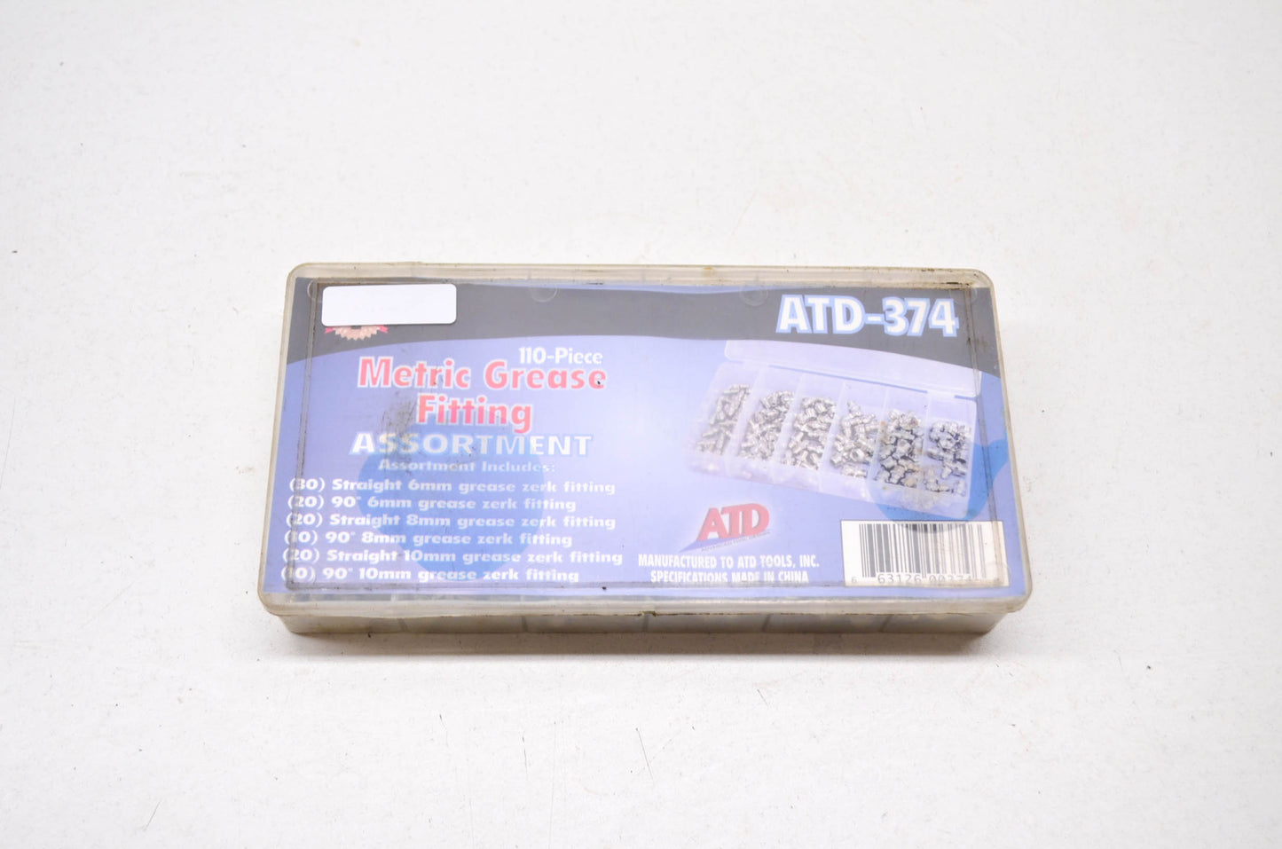 ATD ATD-374 Metric Grease Fitting Kit NOS