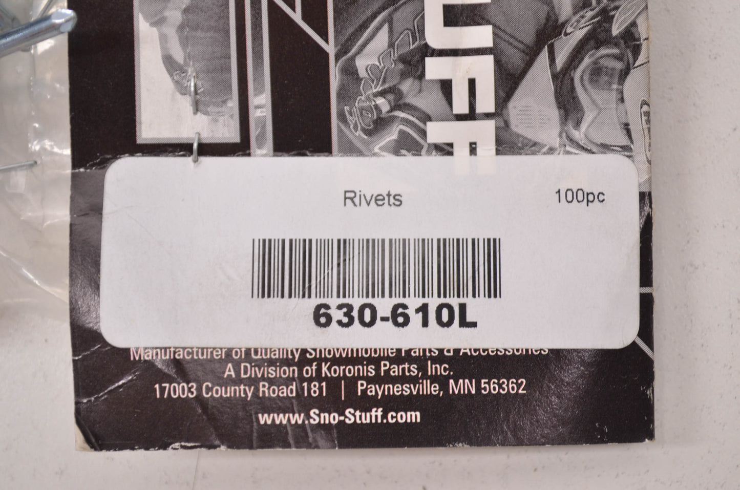 Rivet Qty 100 NOS