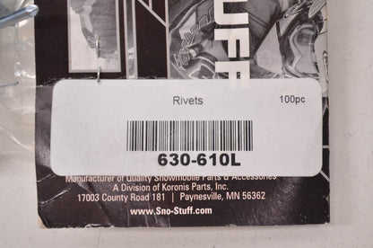 Rivet Qty 100 NOS