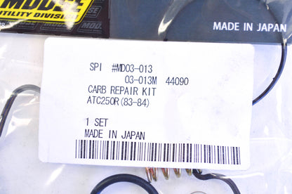 New Moose 1983-1984 Honda ATC250R Carburetor Rebuild Kit NOS