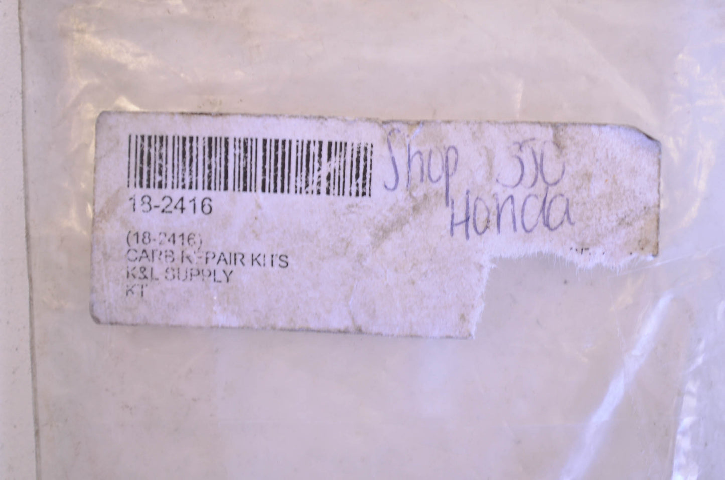 K&L 18-2416 K&L Honda Carburetor Repair Kit NOS