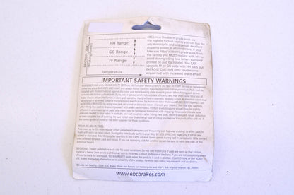 New EBC Brake Pad Kit NOS