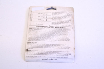 New EBC Brake Pad Kit NOS