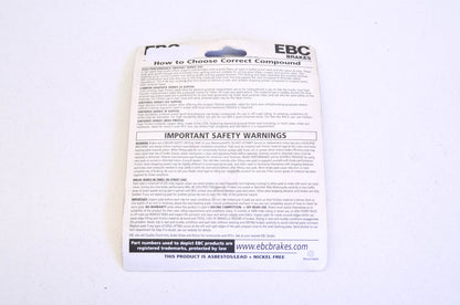 New EBC Brake Pad Kit NOS
