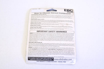 New EBC Brake Pad Kit NOS