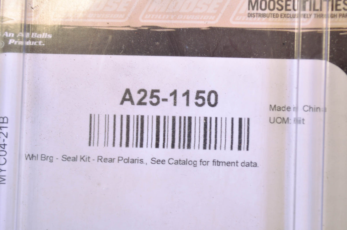 Moose Racing A25-1150 Polaris Rear Wheel Bearing Kit NOS
