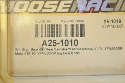 Moose Racing A25-1010, 25-1010 Yamaha Wheel Bearing Seal Kit NOS
