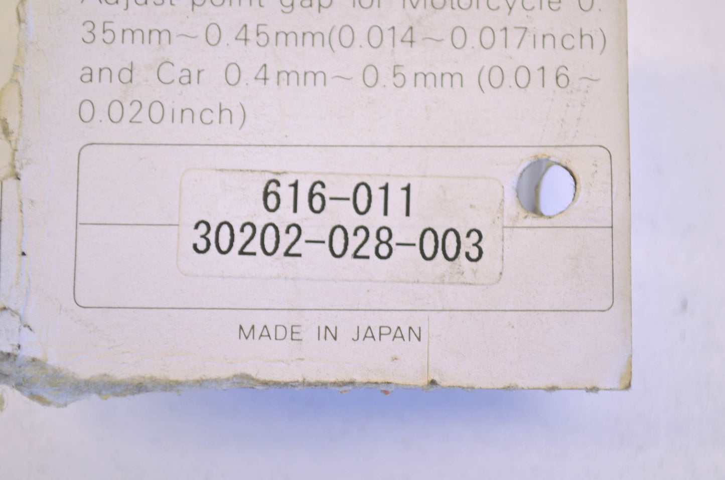 New Daiichi Ignition Points NOS