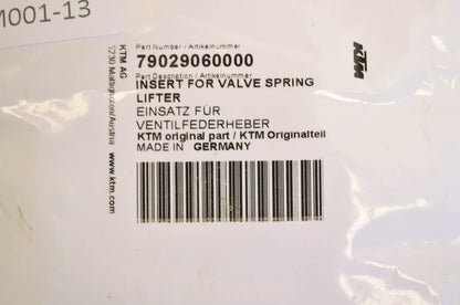 New OEM KTM Valve Spring Insert Kit NOS