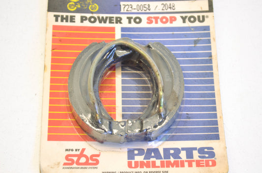 Parts Unlimited 1723-0058 Organic Brake Shoe Kit 86-87 TRX 70 NOS