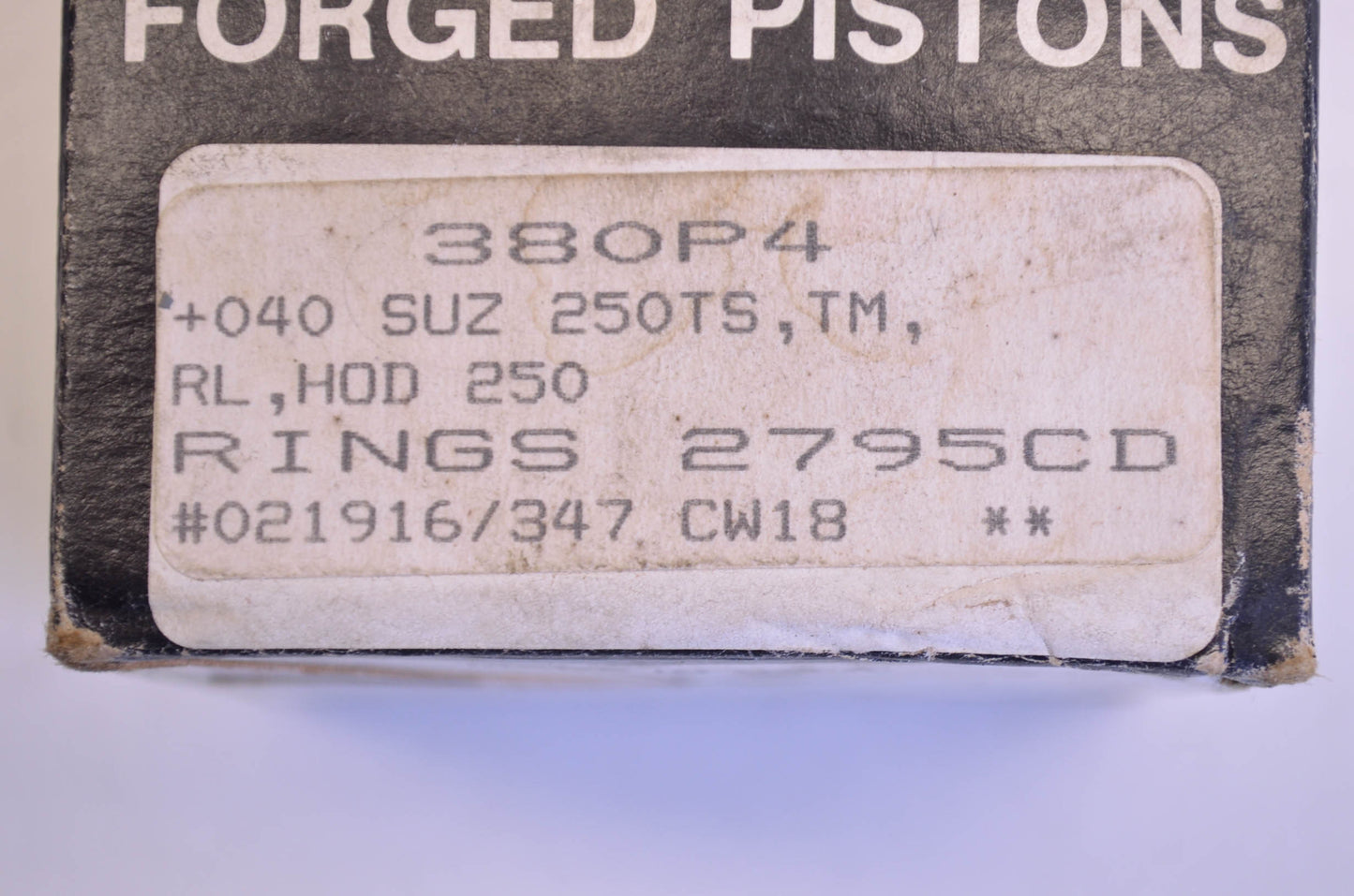 Wiseco 380P4, 2795CD Piston NOS