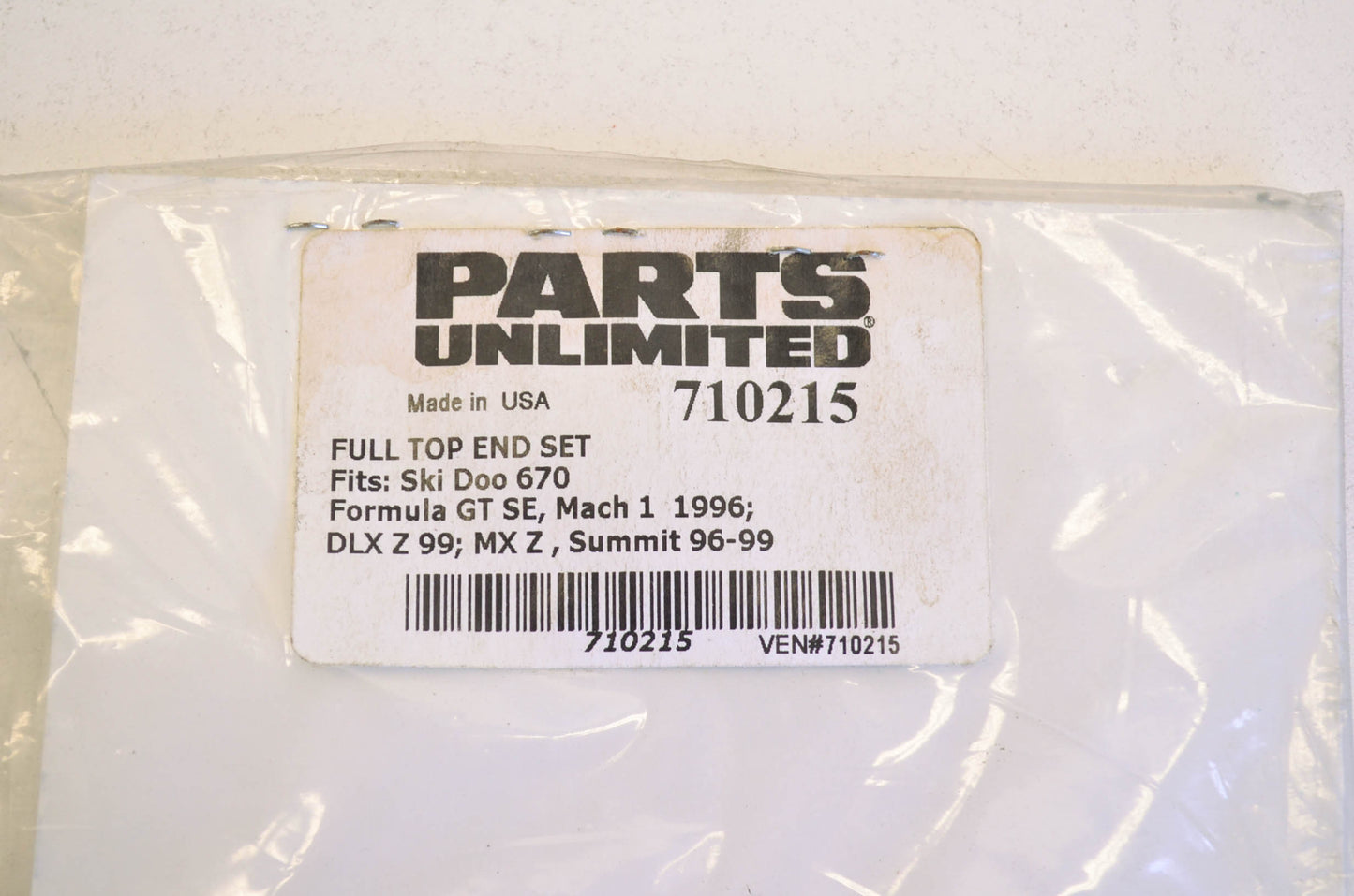 Winderosa 710215 Ski-Doo Top End Gasket Kit NOS