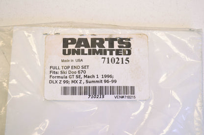 Winderosa 710215 Ski-Doo Top End Gasket Kit NOS