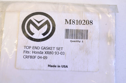 Moose Racing M810208 Honda Top End Gasket Kit NOS