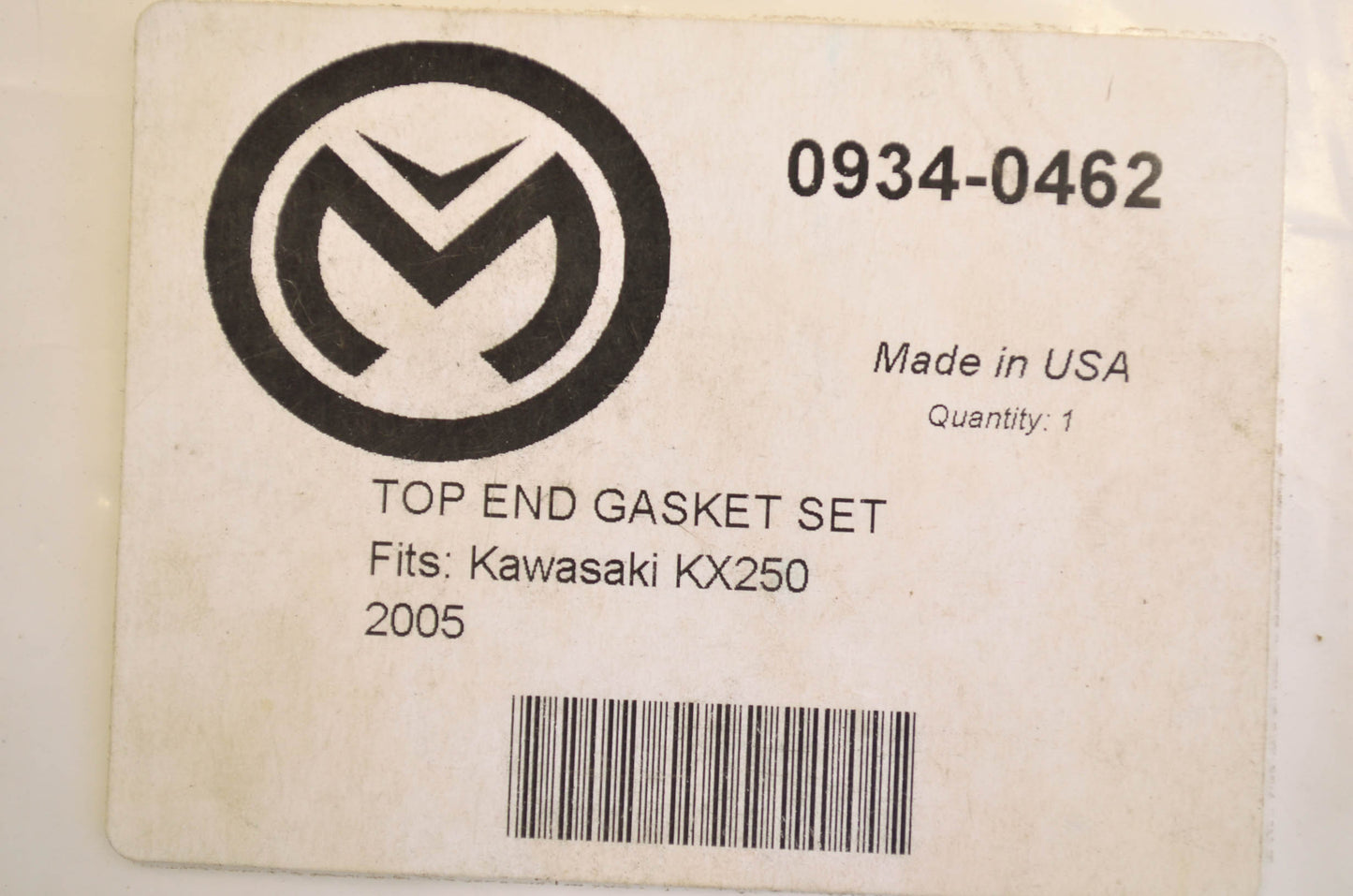 Moose Racing 0934-0462 Kawasaki Top End Gasket Kit NOS