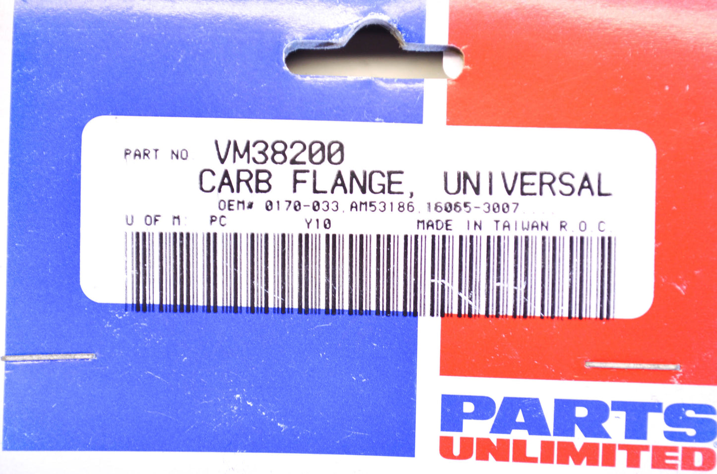 Parts Unlimited VM38200 Carburetor Mounting Flange NOS