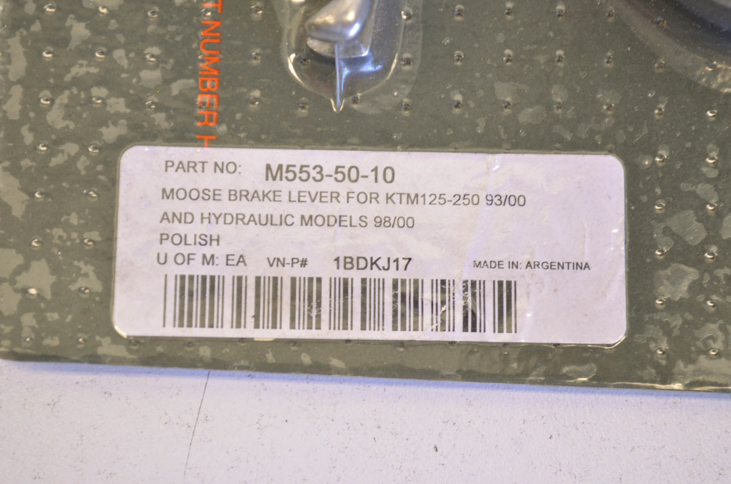 Moose Racing M553-50-10 KTM Brake Lever NOS
