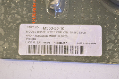 Moose Racing M553-50-10 KTM Brake Lever NOS