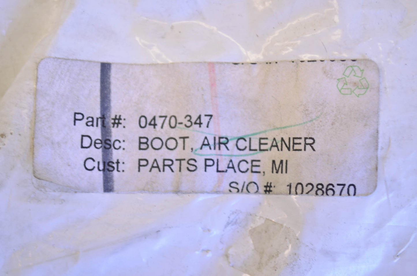 Aftermarket Air Cleaner Boot NOS