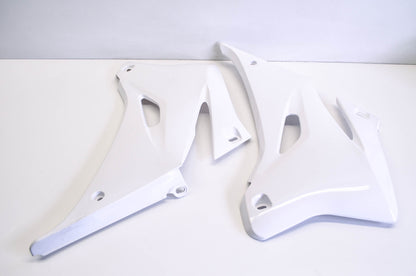Acerbis 2043900002, 15813806 Yamaha White Radiator Spoiler Shrouds Qty 2 NOS