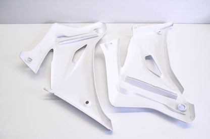 Acerbis 2043900002, 15813806 Yamaha White Radiator Spoiler Shrouds Qty 2 NOS