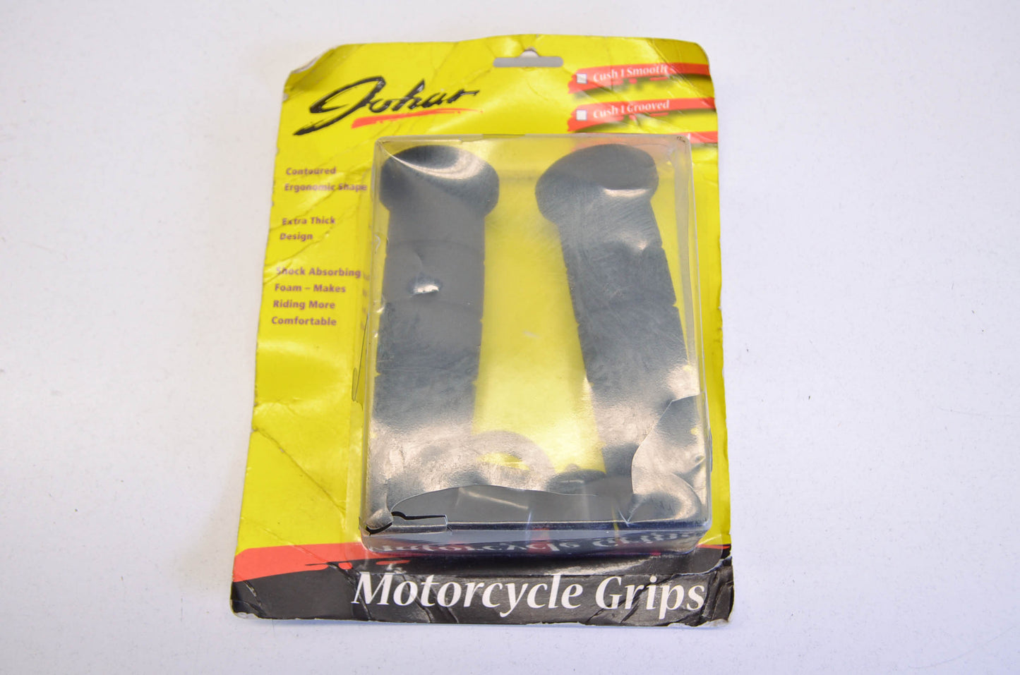 New Johar Superbike Grooved 7/8' Motorcycle Grip Kit NOS