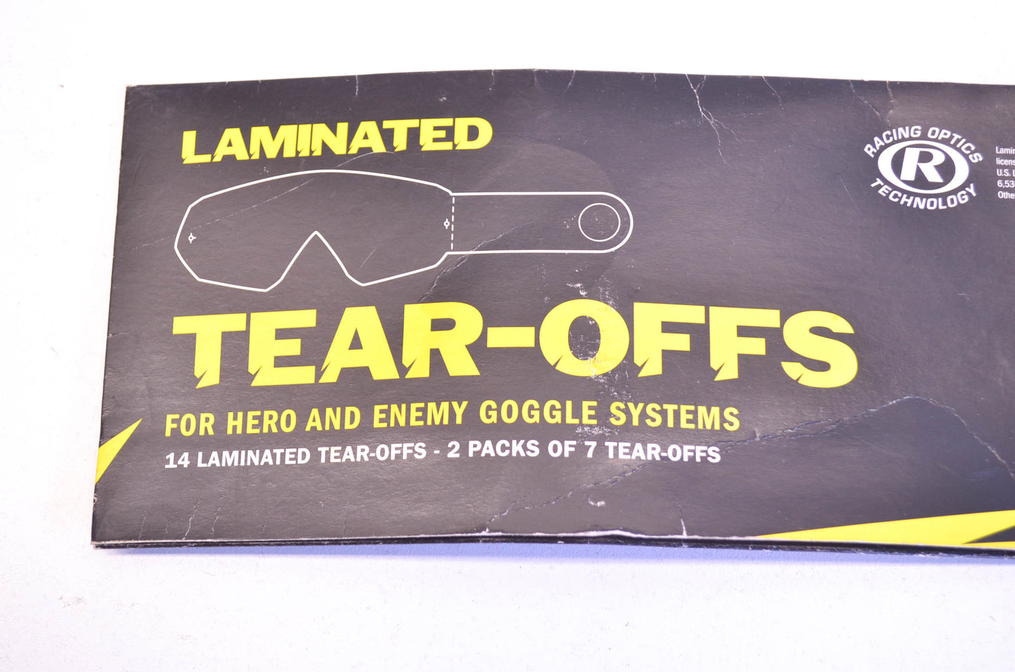 Laminated Tear-Off Goggles Qty 14 NOS