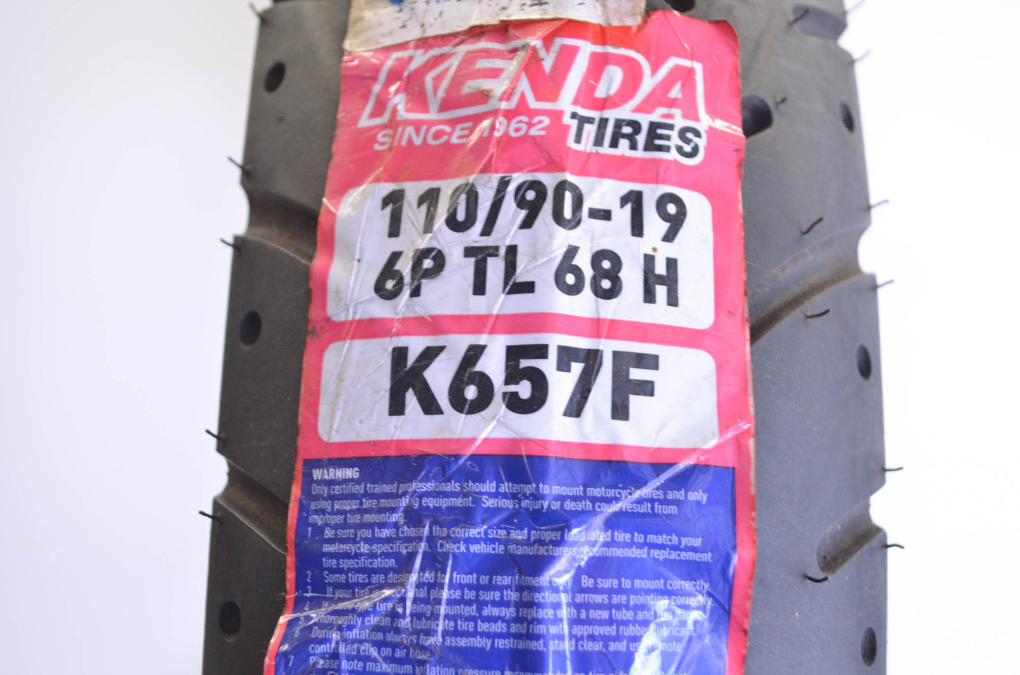 New Kenda 110/90-19 Challenger Tire NOS