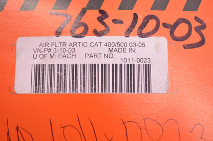 Moose Racing 1011-0023 Arctic Cat Foam Air Filter NOS