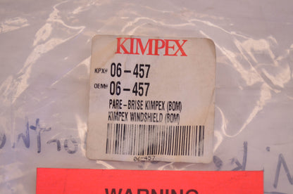 Kimpex 06-457 Clear Polycarbonate Ski-Doo Windshield NOS