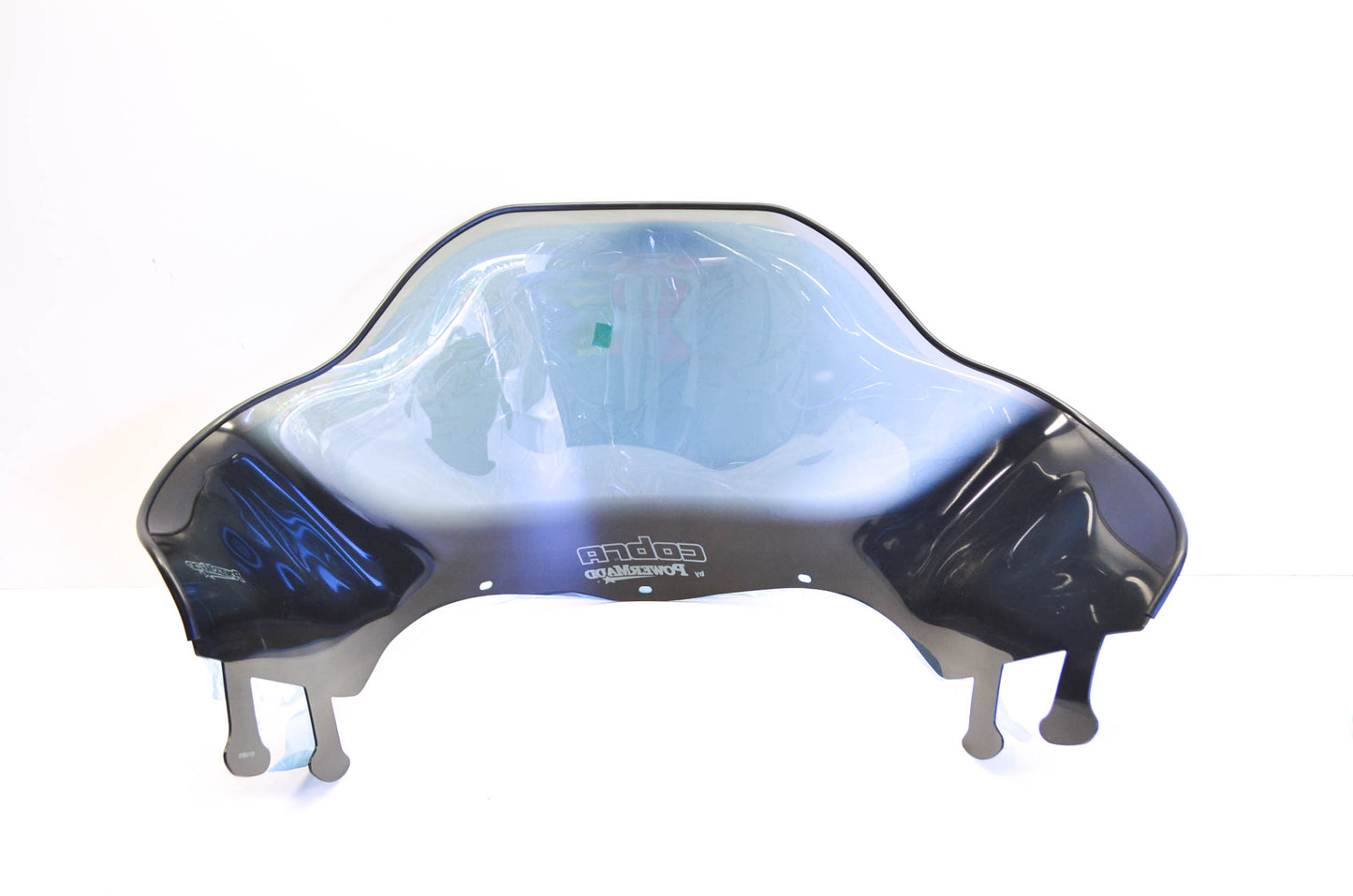 PowerMadd 10144010 Cobra Aggressive High 16.5" Tint Graphic Windshield NOS