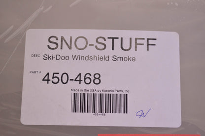 Sno-Stuff 450-468 Ski-Doo Smoke Windshield NOS