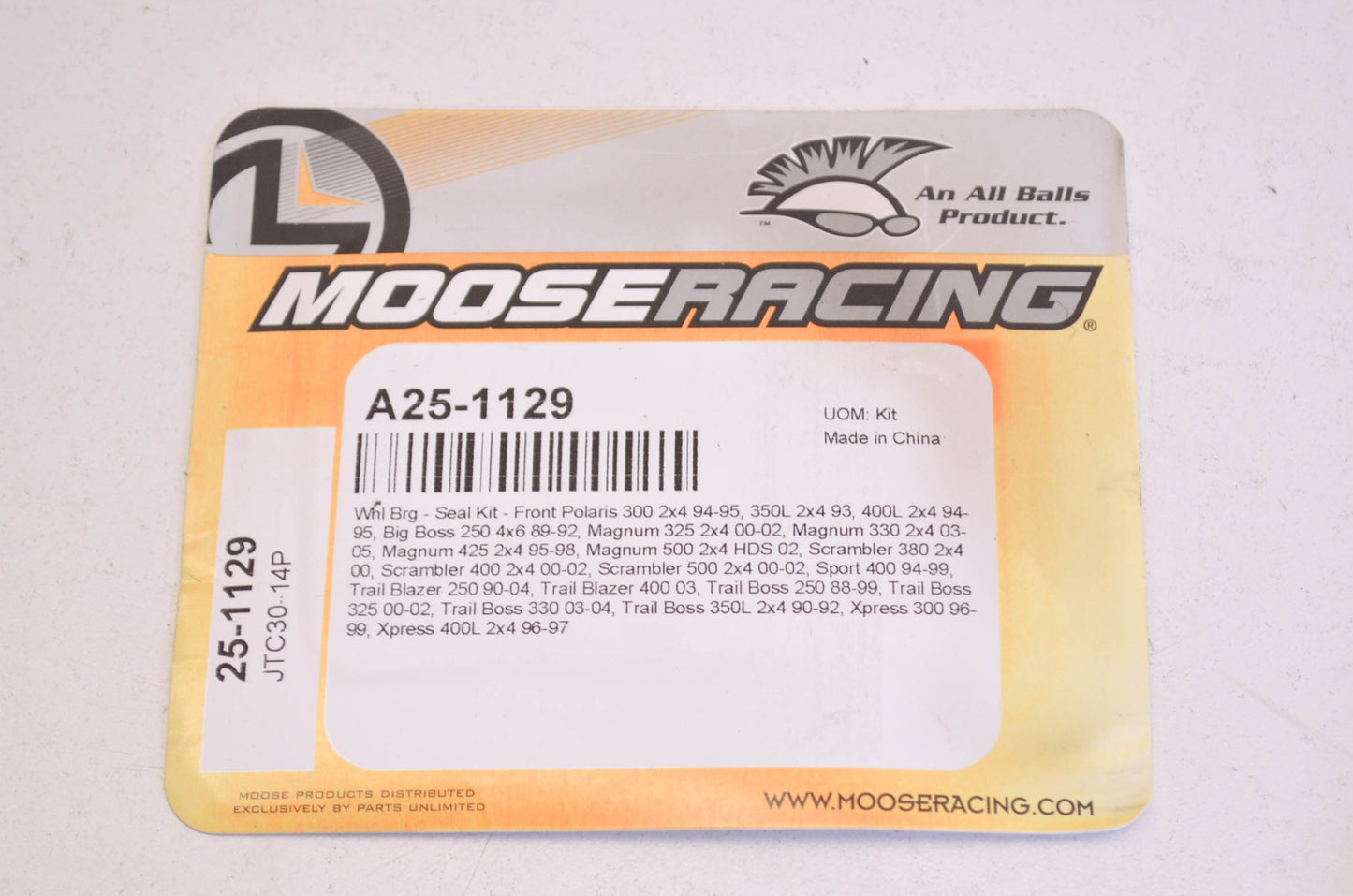 Moose Racing A25-1129, 22-1129 Wheel Bearing Seal Kit NOS