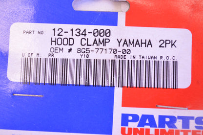 Parts Unlimited 12-134-000 Hood Clamps Qty 2 NOS