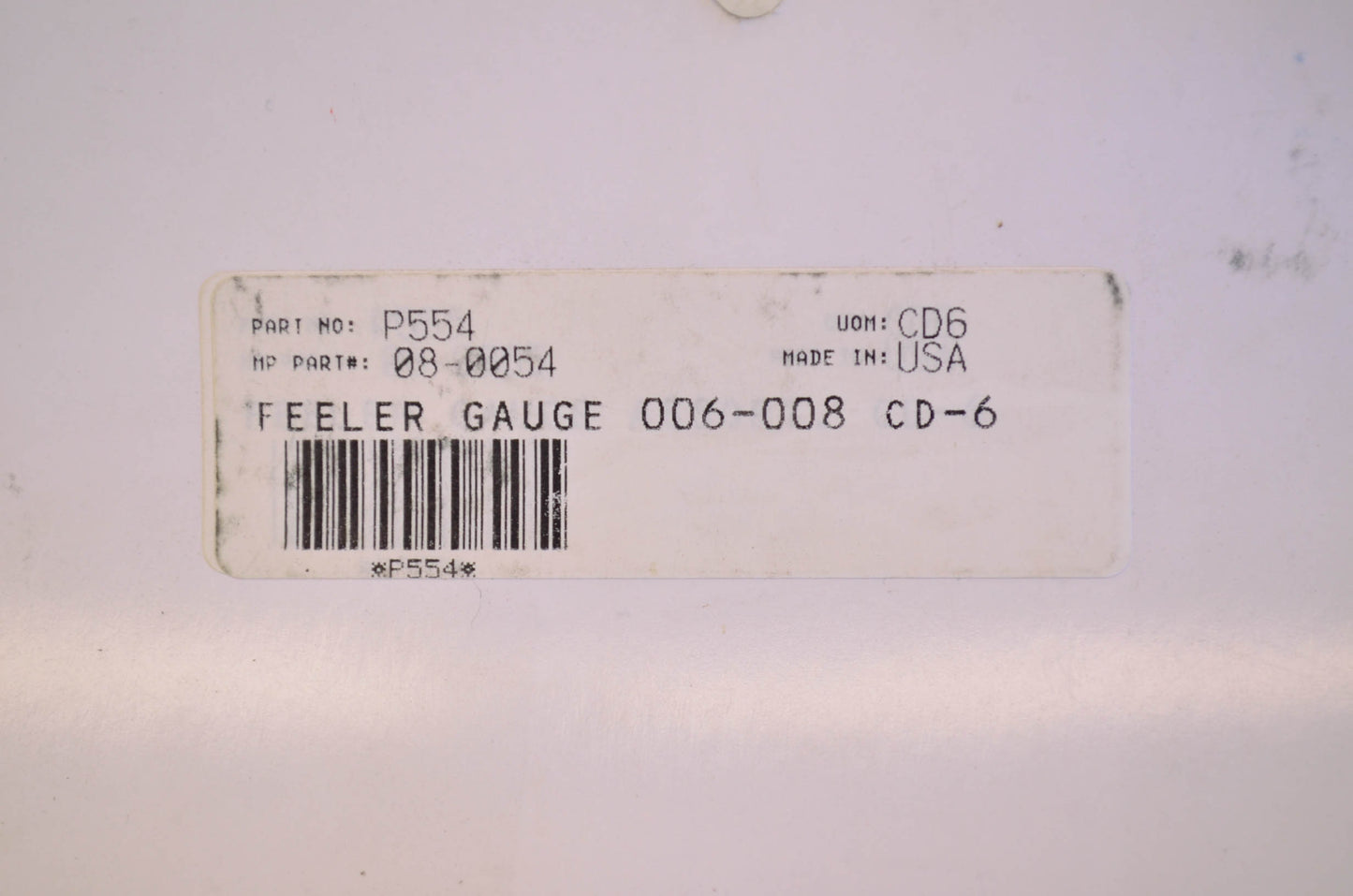 Motion Pro 08-0054 Tappet Feeler Gauge Kit .15-.20mm NOS
