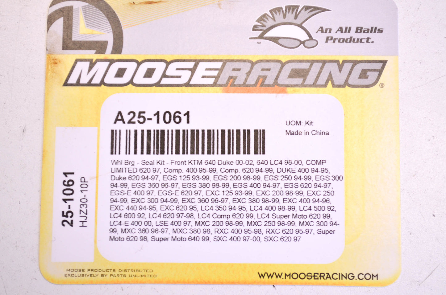 Moose Racing A25-1061 Wheel Bearing Seal Kit NOS