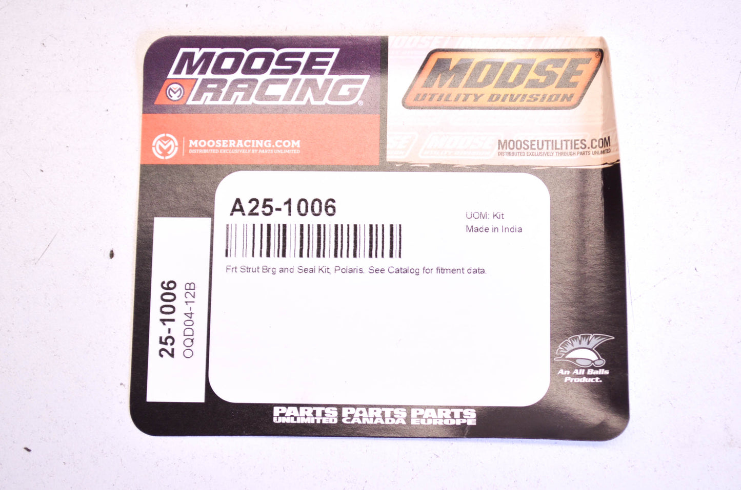 Moose Racing A25-1006, 25-1006, OQD04-12B Front Strut Bearing and Seal Kit NOS