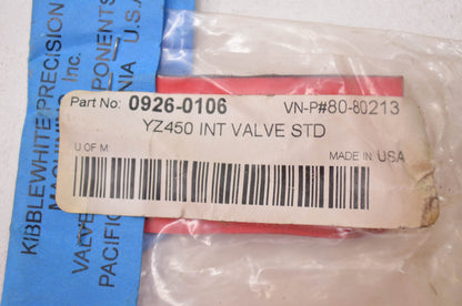 Parts Unlimited 0926-0106, 80-80213H Standard Intake Valve NOS