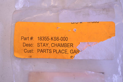 OEM Honda 18355-KS6-000 Chamber Stay NOS