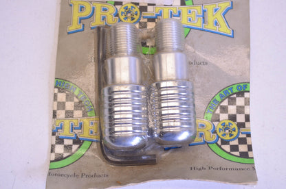 Pro-Tek PBE-55C Silver Bar End Qty 2 NOS