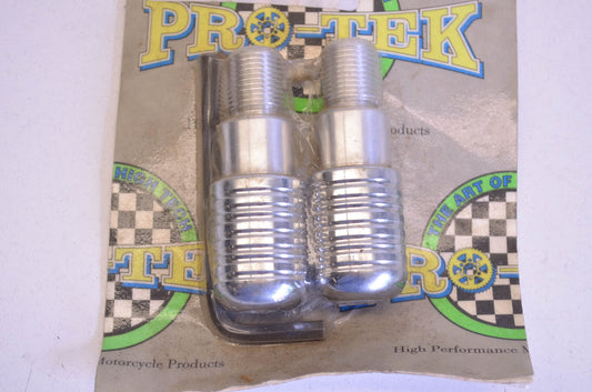 Pro-Tek PBE-55C Silver Bar End Qty 2 NOS