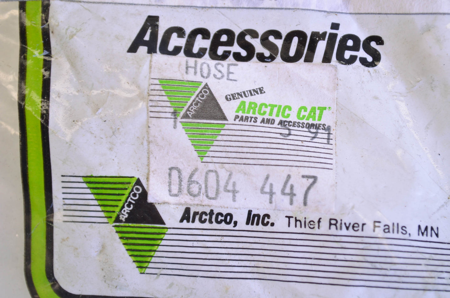 OEM Arctic Cat 0604-447 Shock Hose NOS