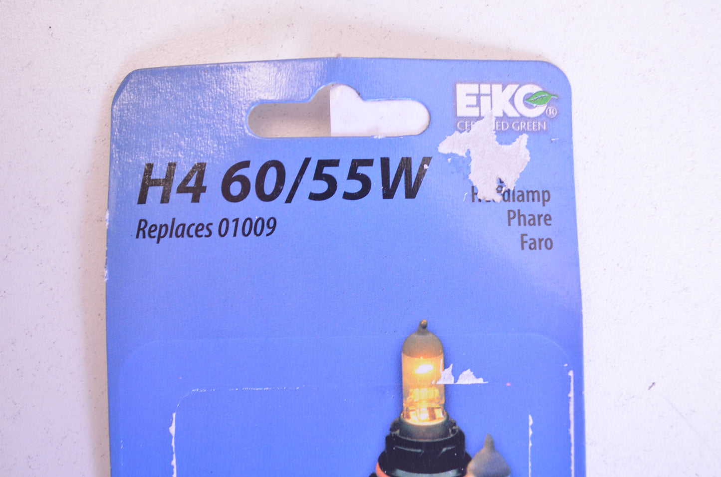 EiKO 1009, 01009 H4 60/55W Headlamp Replacement Bulb NOS