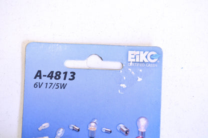 EiKO A-4813 6V 17/5W Auto Replacement Bulb Qty 2 NOS
