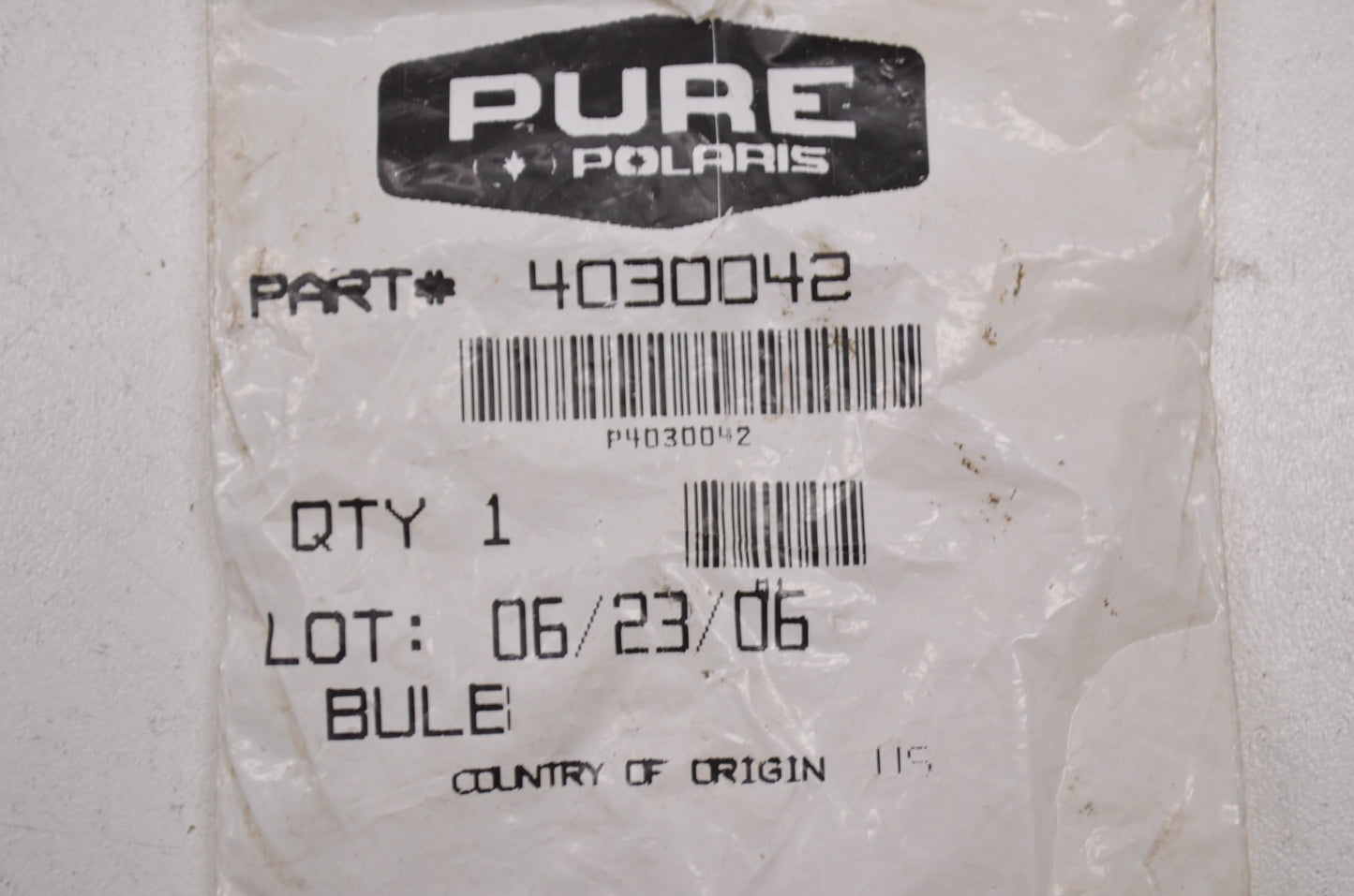New OEM Polaris 4030042 Bulb NOS