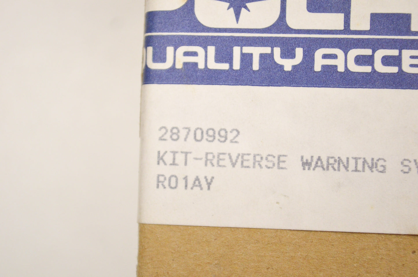 New OEM Polaris Reverse Warning Kit NOS