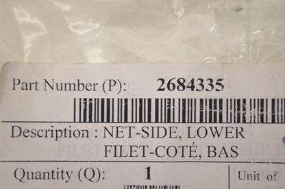 OEM Polaris 2684335 Lower Side Net NOS